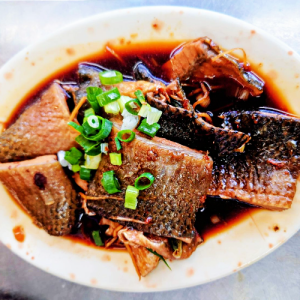鹹蒸虱目魚皮